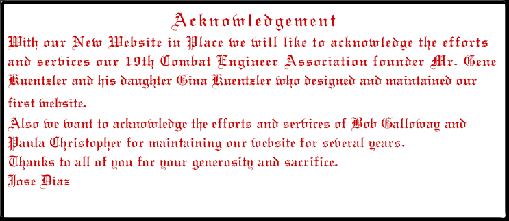 Acknowledgement