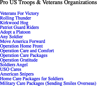 Pro US Troops & Veterans
